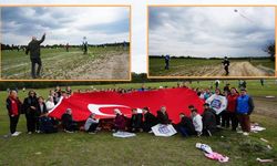 Kastamonu'da polis, çocuklarla uçurtma uçurdu