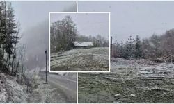 Son dakika: Kastamonu'ya kar yağıyor: Nisan sürprizi!