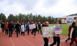 Kastamonu'da sağlık için yürüdüler