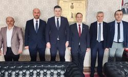 Kastamonu'da Şoförler Odası Yönetimi Kaymakam Uçar'ı Ziyaret Etti