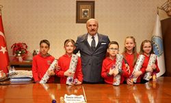 Minik başkanlar Taşköprü’de söz aldı: Hayaller belediyede konuşuldu