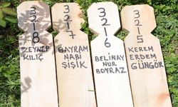 Yürek yakan fotoğraf: Okul değil, mezar numarası!