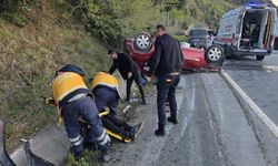 Orman Bölge Müdürlüğü görevlilerini taşıyan araçta can pazarı: Yaralılar var!