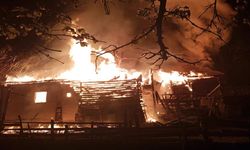 Yangın felaketi: Ev, ahır ve ambar kül oldu