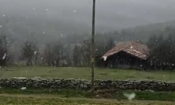 Taşköprü’de nisan şoku: Sabah karla uyandılar