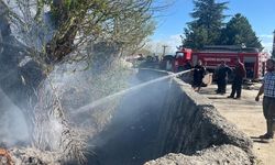 Taşköprü Küçük Sanayi Sitesi’nde yangın!