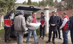 Taşköprü'de çiftçilere dağıtıldı: Tam 4 bin kilogram!