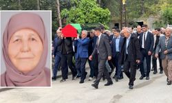 Kastamonu'da görev yapan komutandan kayınvalideye son görev