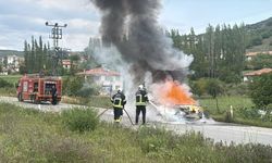 Feci çarpışma! Araç alev aldı, 2 kişi hayatını kaybetti