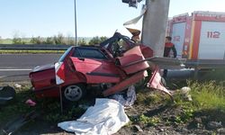 Bayram dönüşü yollar kan gölü: Feci kazada 2 ölü, 1 yaralı