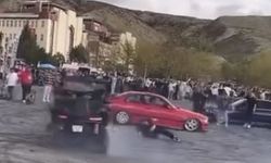 Komşuda drift gösterisinde kaza: Görevli yaralandı