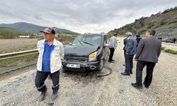 Hanönü’nde trafik kazası: İki araç çarpıştı!