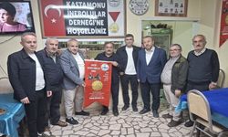 Kastamonu’da iki dernek arasında samimi buluşma