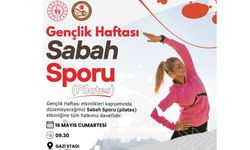 Kastamonu’da gençlik haftası kapsamında sabah pilatesi etkinliği düzenleniyor