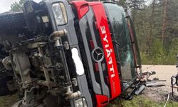 Kastamonu’da görev başında kaza geçiren itfaiyecilerden iyi haber