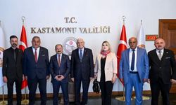 Kastamonu’da muhtarlar heyetinden ziyaret