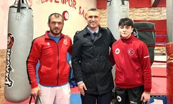 Taşköprü PTT müdüründen Türkiye şampiyonuna ziyaret