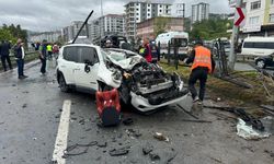 Karadeniz Sahil Yolu’nda korkunç kaza: Otomobil takla attı
