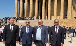 Taşköprü Belediye Başkanı ve ilçe başkanlarından anıtkabir ziyareti