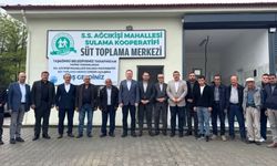 AK Parti heyetinden Taşköprü’de süt toplama merkezine ziyaret