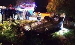 Taşköprü–Kastamonu feci kaza: Otomobil takla attı