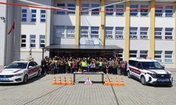 Taşköprü’de öğrencilere güvenli trafik eğitimi verildi