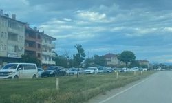 Taşköprü'de bayram dönüşü yoğunluğu
