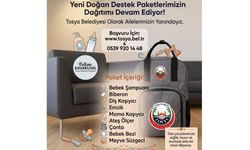Tosya Belediyesi’nden “Hayata Merhaba” paketi