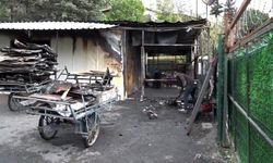 Kurban kesim alanında feci ölüm: Yanarak can verdi!