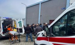 Sanayide yük asansörünün halatı koptu: 2 işçi yaralandı