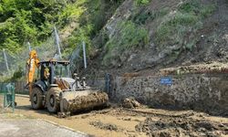 Terminalde şok heyelan yol ulaşıma kapandı!