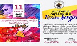 Alatarla Ortaokulu’ndan renkli davet: Öğrencilerin eserleri sergide buluşuyor