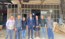 Kaymakam Demirdağ Taşköprü Sanayi Sitesi’nde esnafla buluştu