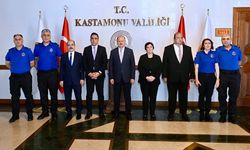 Kastamonu’da Vali Dallı, Ceza İnfaz personelini kabul etti