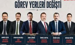 Kastamonululara yeni görev: 6 ismin görev yeri belli oldu