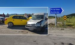 Son dakika..! Pınarbaşı Azdavay kavşağında feci kaza: Yaralılar var