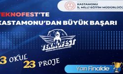 Kastamonu’dan büyük gurur! TEKNOFEST’te 23 proje yarı finale yükseldi
