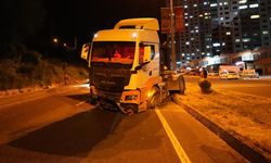 Kastamonu’da maden yüklü tır kaza yaptı