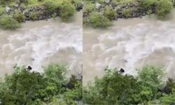Otomobil Çoruh Nehri’ne gömüldü: Ekipler baba ve oğul için seferber oldu