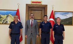 Taşköprü’de stajyer subay ve astsubaylardan Kaymakam Demirdağ’a ziyaret