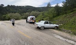 Kastamonu'da korkutan kaza: Kontrolden çıkan otomobilde yaralılar var!
