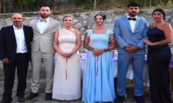 Almanya’dan Çorum’a uzanan aşk hikâyesi: İkiz kardeşlere görkemli nişan