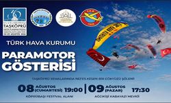 Taşköprü semalarında paramotor gösterisi heyecanı yaşanacak