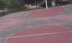 Hanönü'nde basketbol sahasına zarar verilmesine tepki