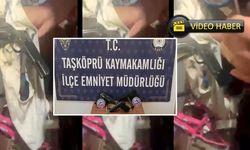 Taşköprü’de polisten şok uygulama: Çok sayıda denetim ve silah ele geçirildi