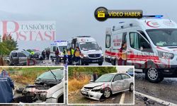 Son dakika: Taşköprü yolunda feci kaza! Çok sayıda yaralı var