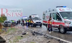 Taşköprü yolundaki feci kazadan acı haber! Yaralılardan biri hayatını kaybetti