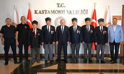 Kastamonu’da Kıbrıs Barış Harekâtı’nın 52. yılı anıldı: Gazilerden Vali Dallı’ya ziyaret