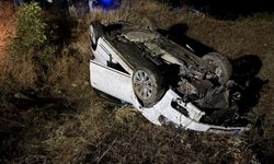 Kastamonu’da otomobil şarampole devrildi: Sürücü yaralandı