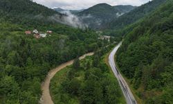 Kastamonu’da Şehriban Çayı’nın debisi yükseldi